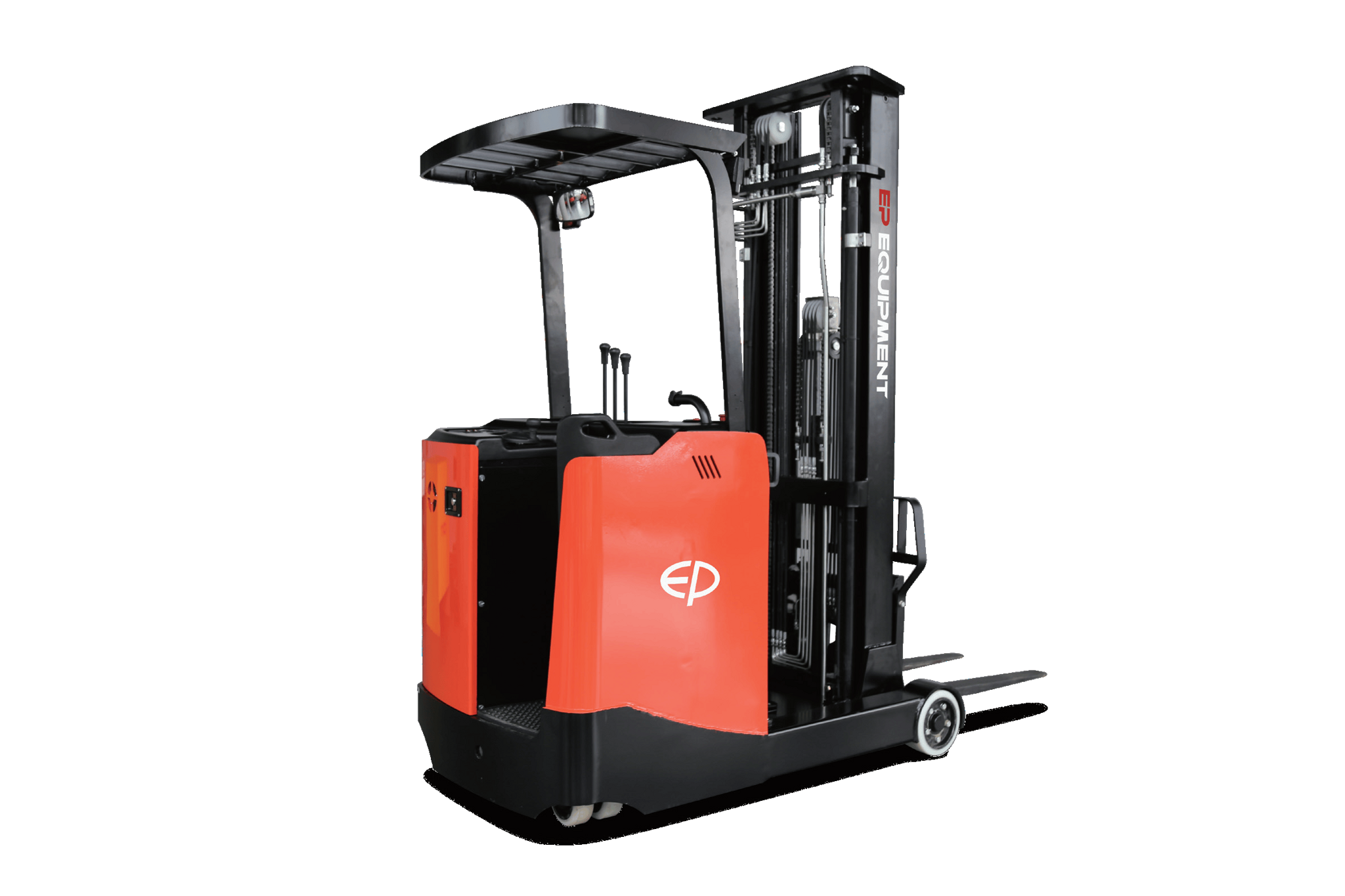 Thumbnail of Rear-right view of CQD15S 1.5T lithium-ion electric narrow aisle reach truck by EP Equipment