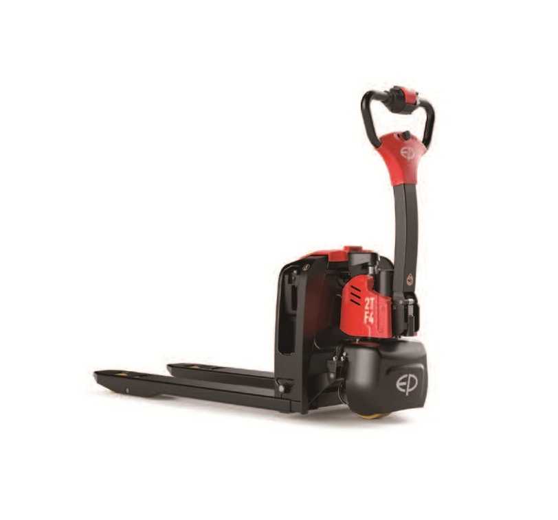 Thumbnail of Rear-left view of F4-201 2.0T electric walkie pallet truck by EP Equipment, lithium-ion powered