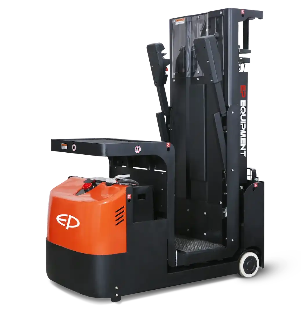 Thumbnail of Rear-right view of JX1 lithium-ion electric order picker by EP Equipment