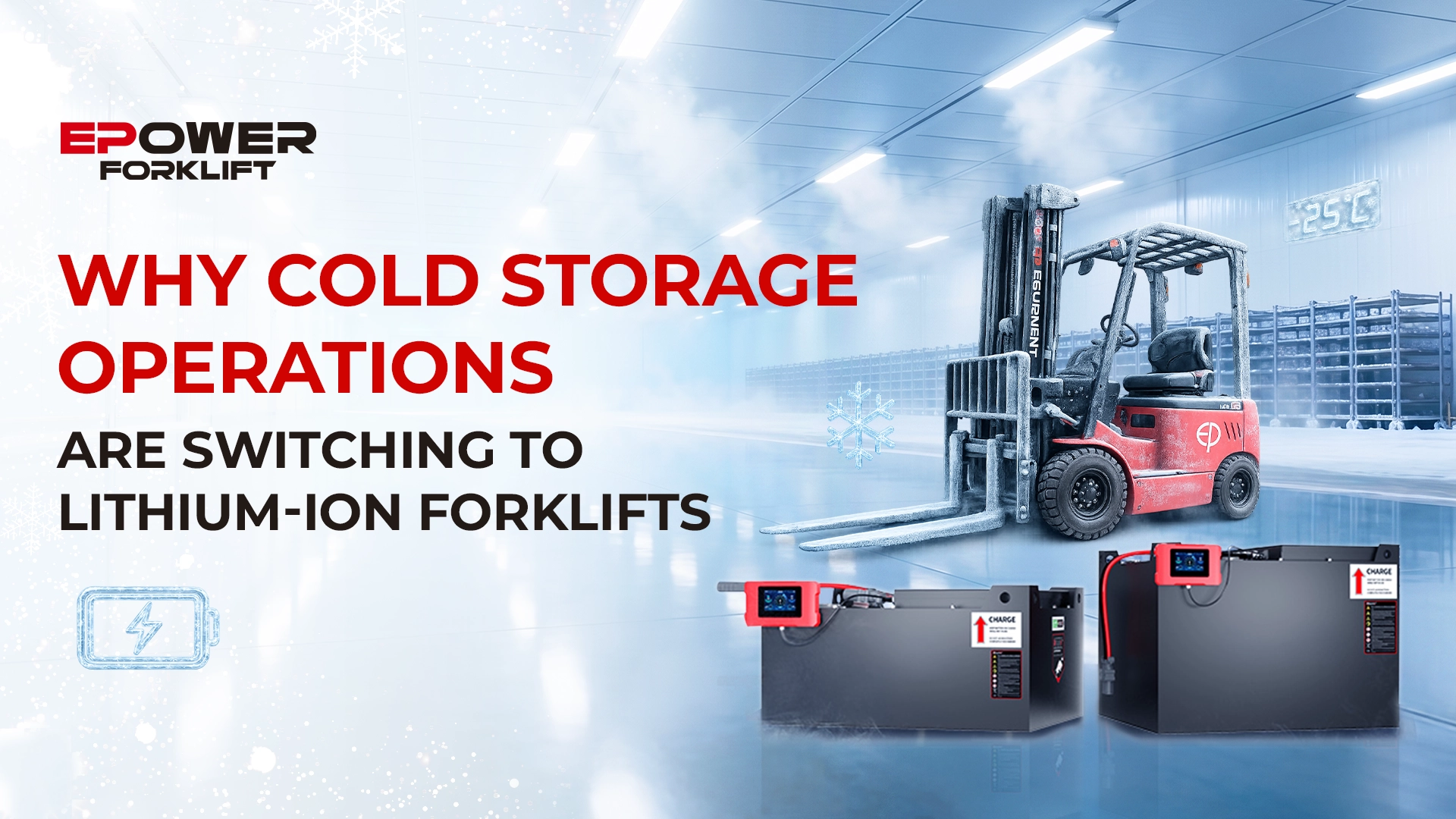 Cold Storage Operations Are Switching to Lithium-Ion Forklifts