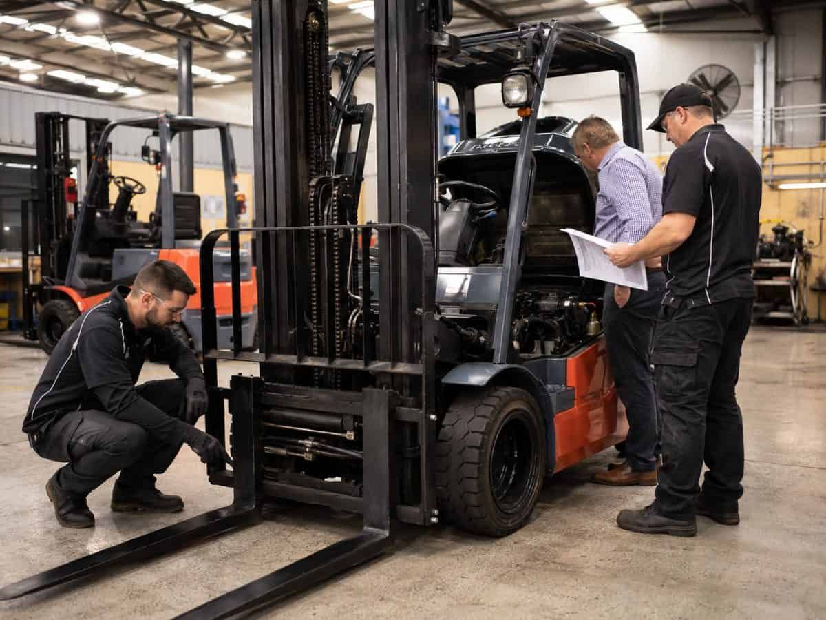 Used Forklift Inspection
