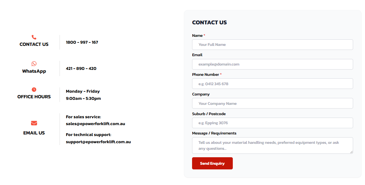 Contact E Power