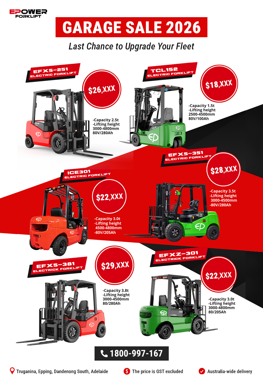 Last Chance to Upgrade Your Fleet with EPower Discounted