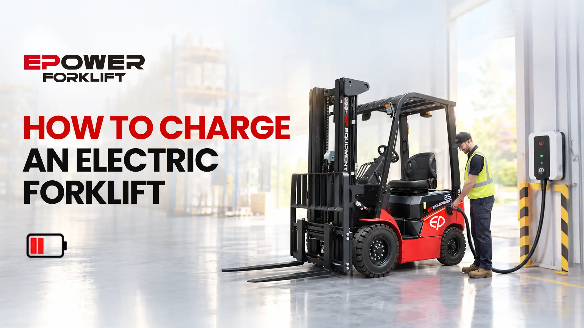 How to Charge a Lithium Electric Forklift: Step-by-Step