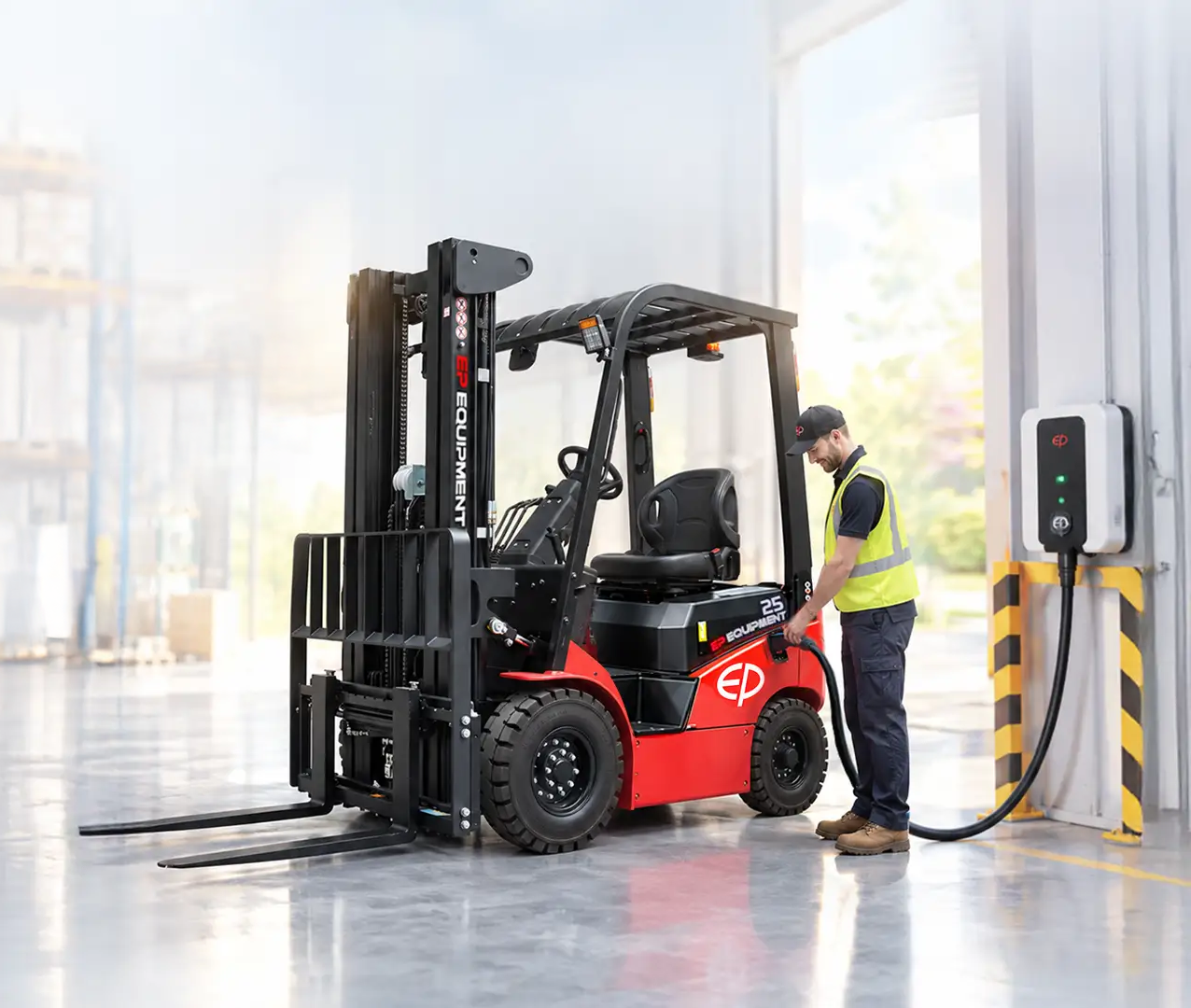 Charge the Forklift