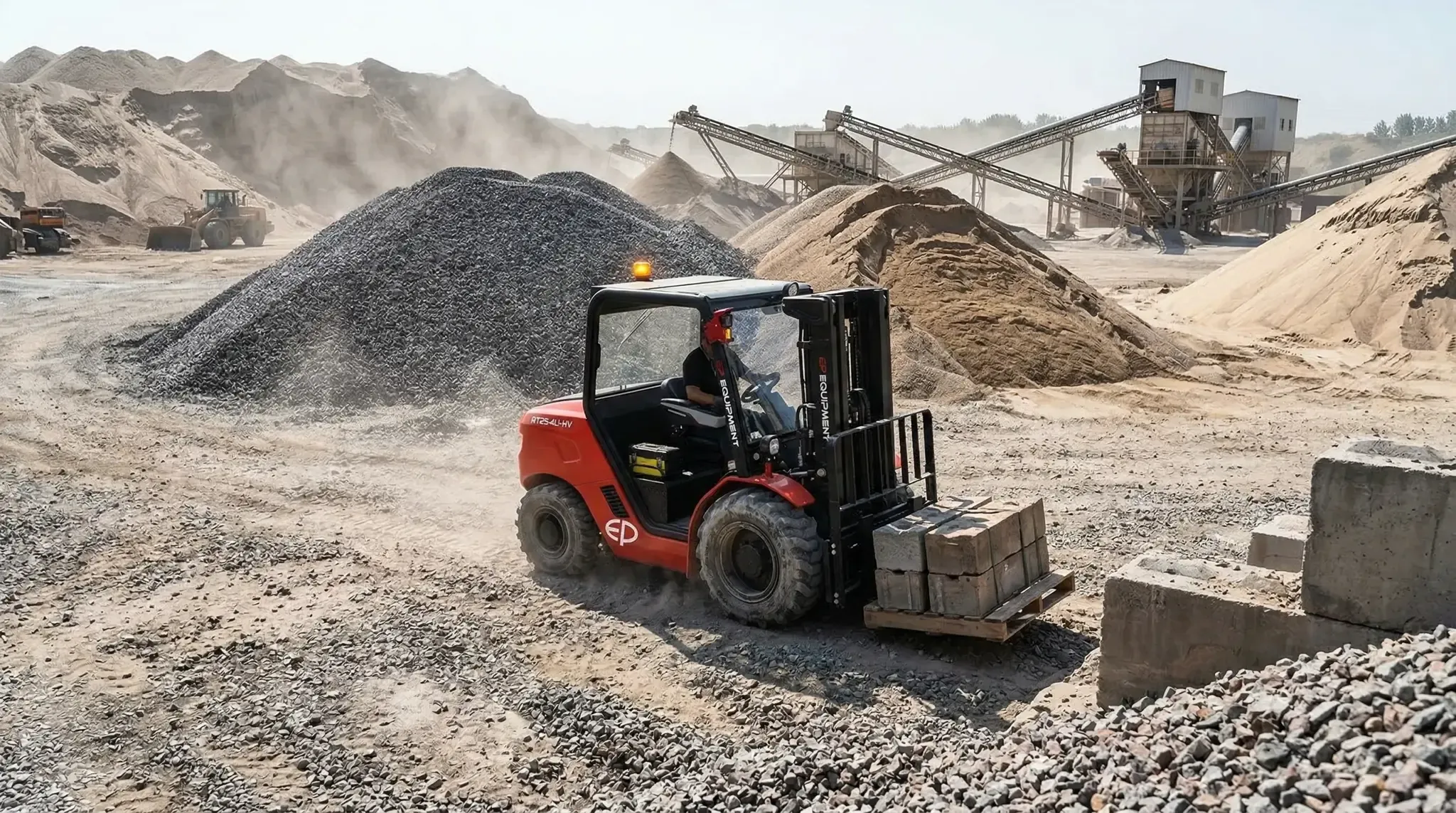 What Is a Rough Terrain Forklift