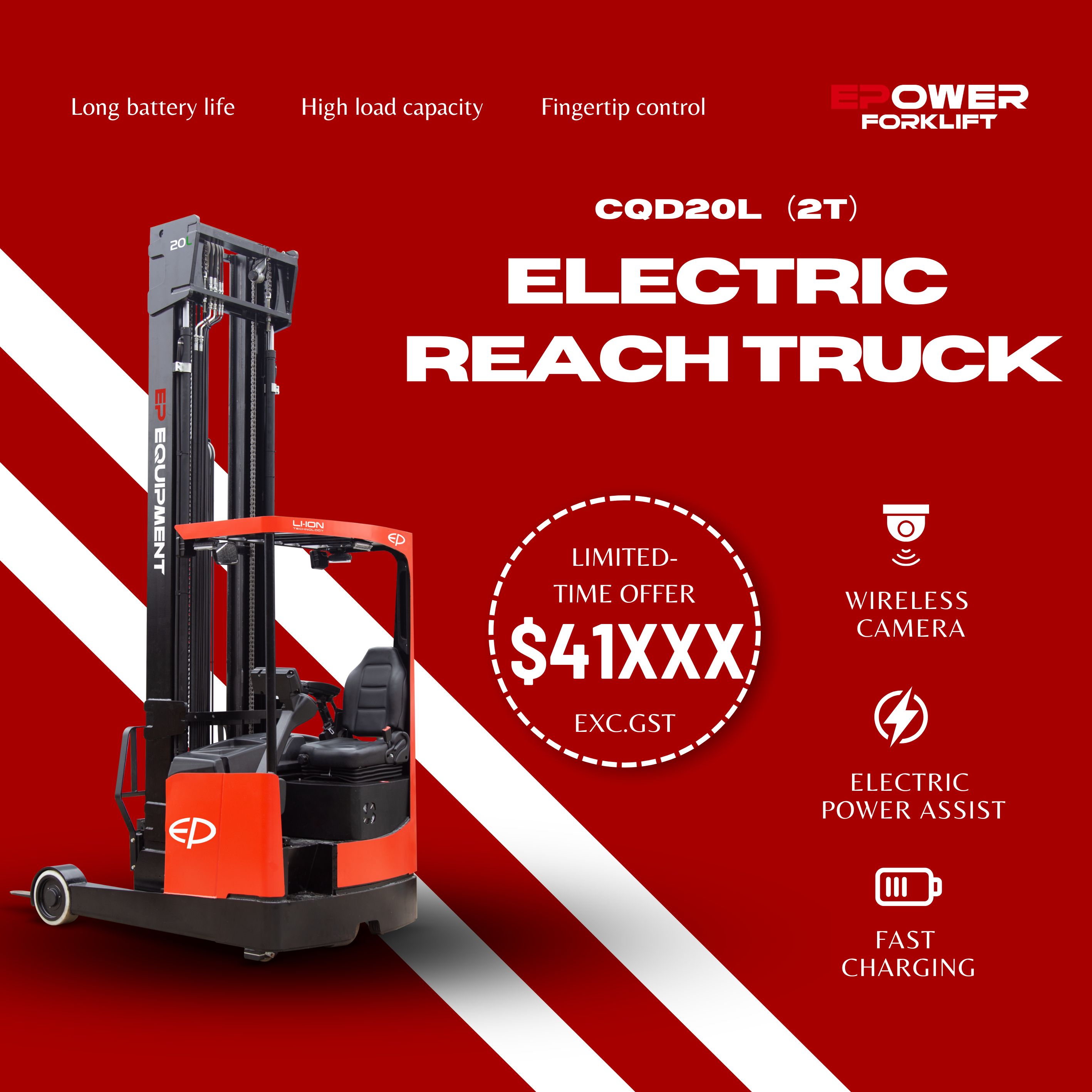July 2024 Reach Truck Promotion – Save on electric reach trucks this month