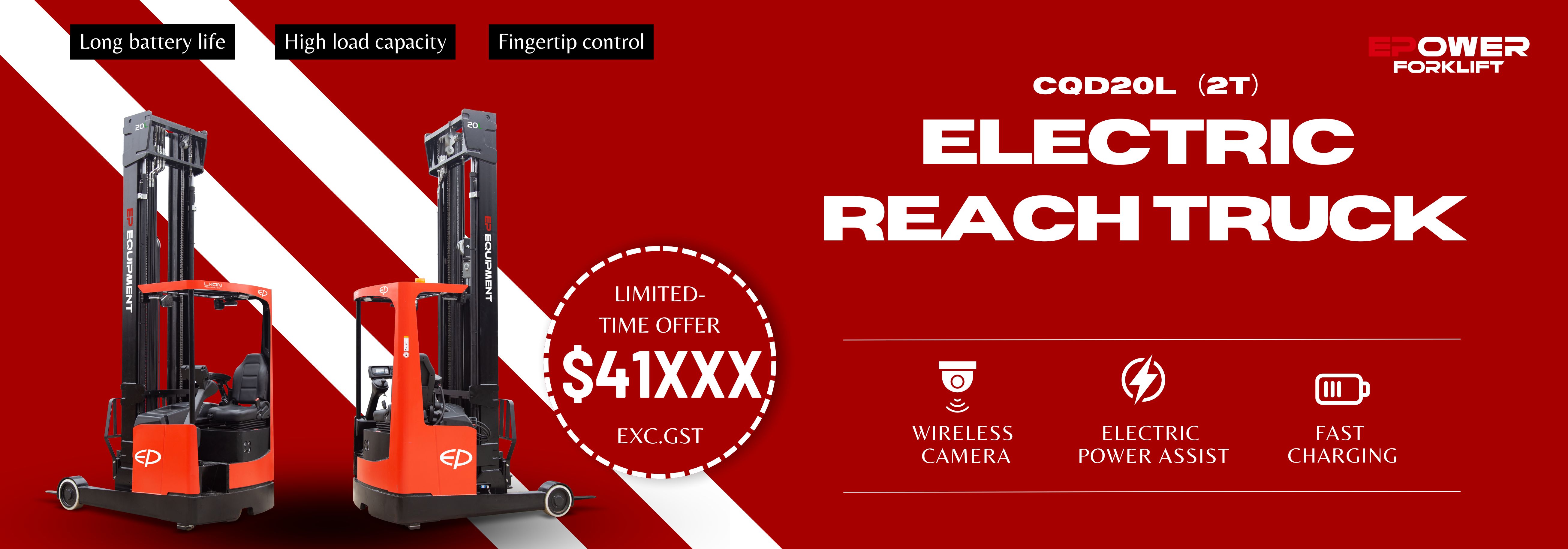 July 2024 Reach Truck Promotion – Save on electric reach trucks this month