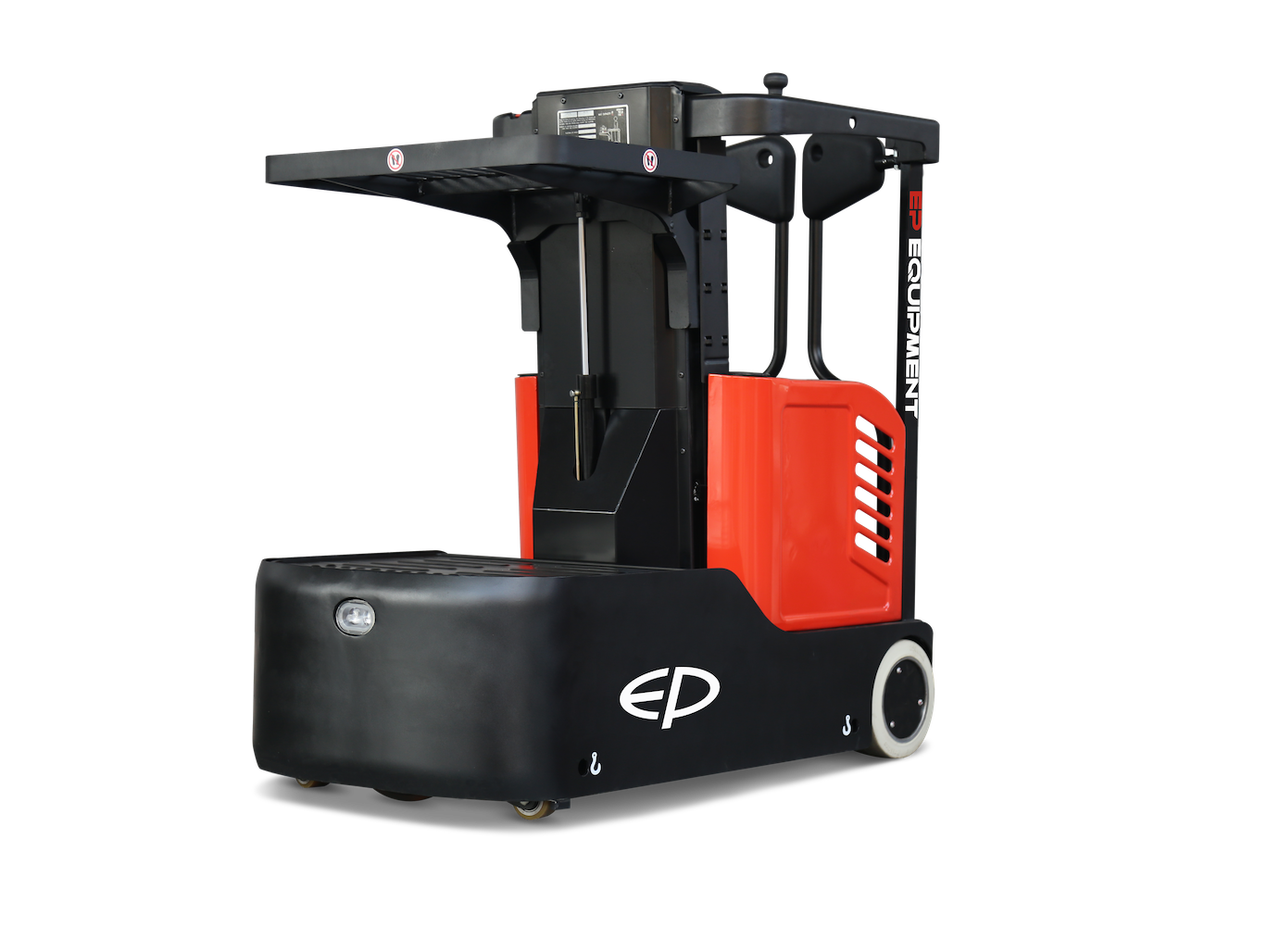 Front-left view of JX0 lithium-ion electric order picker by EP Equipment