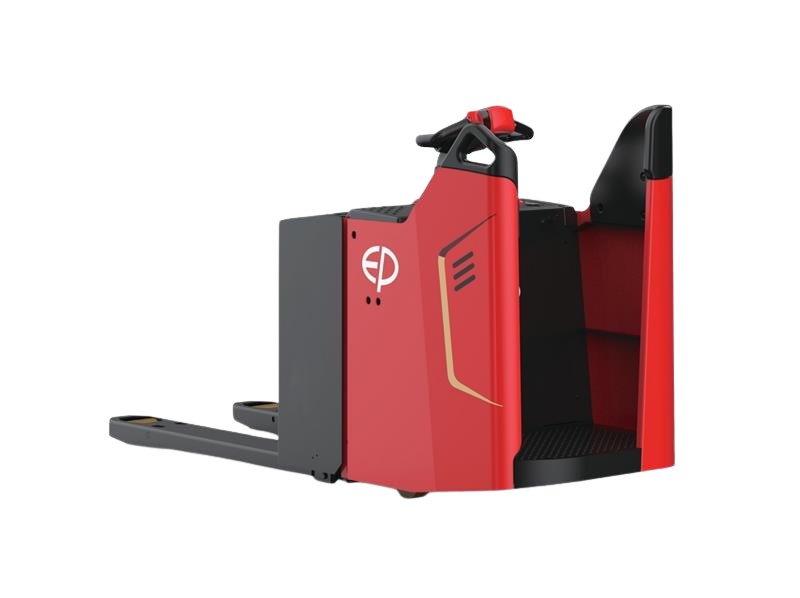 Rear-left view of KPL201 2.0T lithium electric pallet truck by EP Equipment